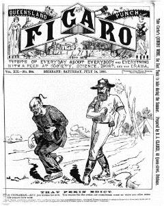 Cover of the Queensland figaro 14 July 1888