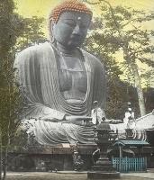 Great Bronze Buddha at Kakamura, circa 1915
