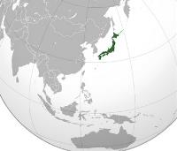 Globe image showing Japan location