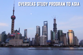 A snapshot of China as the opening sequence to the Overseas Study Program to Asia video
