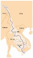 The length of the Mekong River
