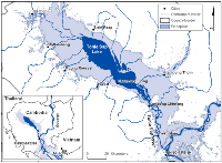 Map of Tonle Sap Lake