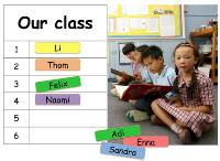 Table for collecting class names