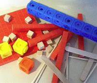 Examples of mathematical toys and objects that can be used for counting