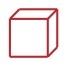 Small red cube