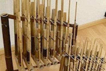 two angklung instruments