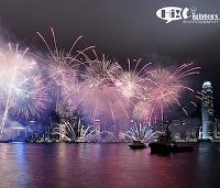 Hong Kong fireworks for Chinese New Year