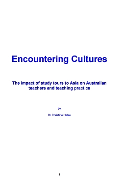 Encountering Cultures by Christine Halse